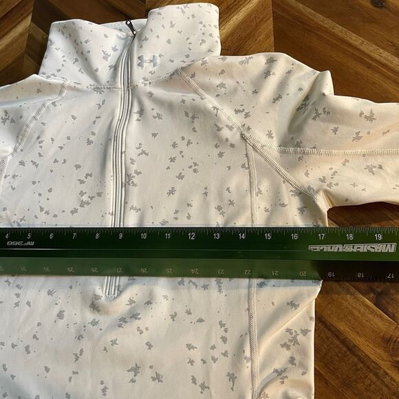 Under Armour UA Top 1/2 Zip Cold Gear Pullover Fitted Athletic Womens Medium - Picture 4 of 6